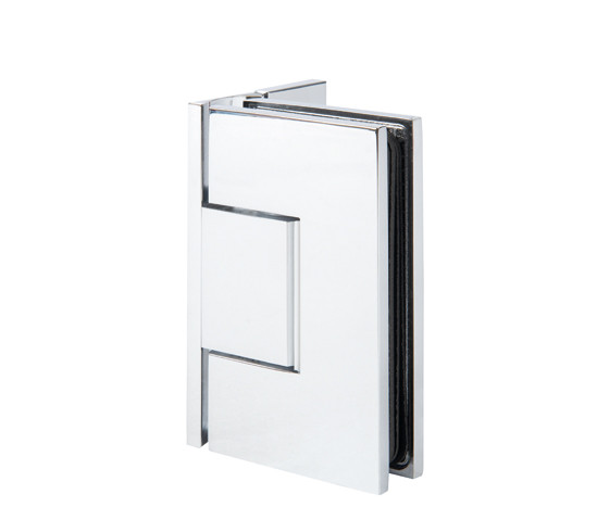 Duschgångjärn Bilbao Premium glas / vägg 90° enkelsidigt väggmontage