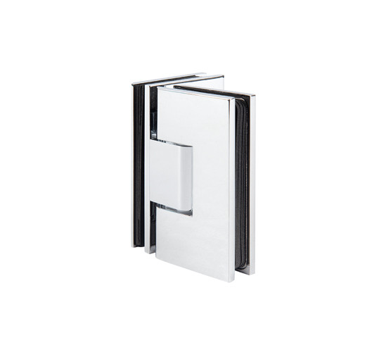 Shower Door Hinge Bilbao Select glass/glass 90°