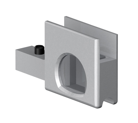Keep with cut-out for cylinder lock