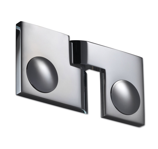 Shower Door Hinge Plan artist glass/glass 180° DIN right