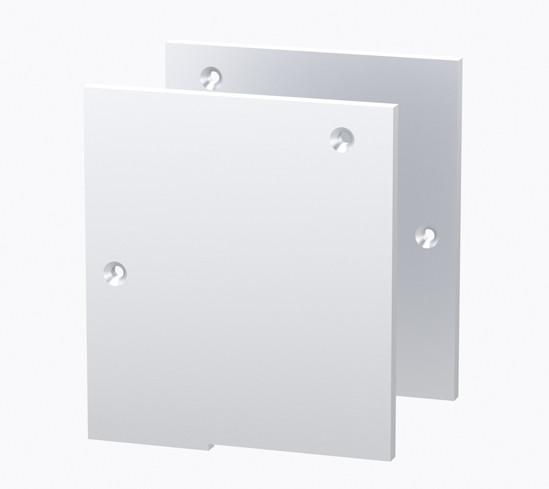 Bohle MasterTrack® FT Cover Caps set for Ceiling Mounting with Fixed Sidelight