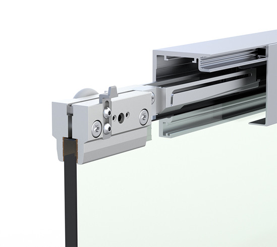 Bohle MasterTrack® FT 60 Juego Montaje a techo incluye mecanismo de amortiguación, puerta individual