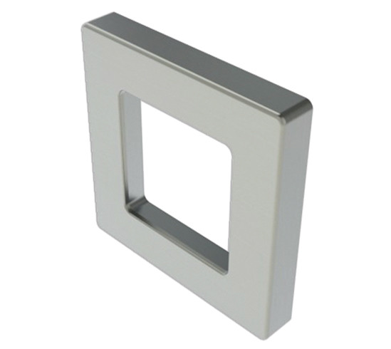 Finger Pull Handle 35 x 35 x 4 mm square self-adhesive