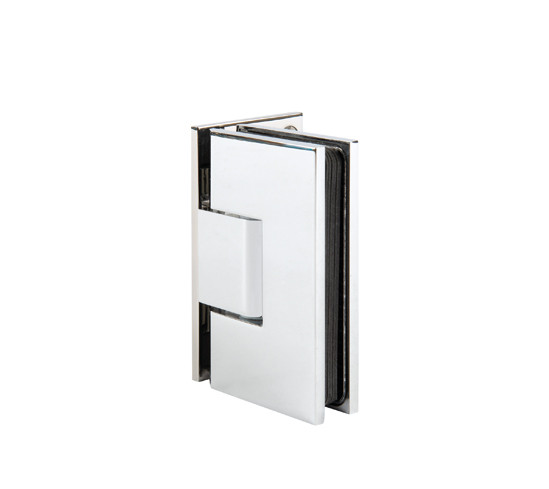 Shower Door Hinge Bilbao Select glass / wall 90° one side wall mounted