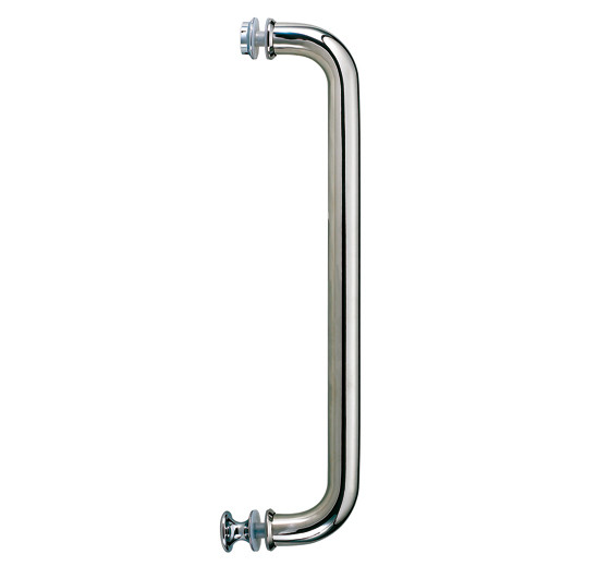 Shower Door Handle / Towel rail single sided with knob
