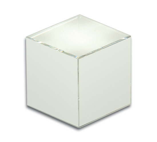 Cube 20 mm of borosilicate glass