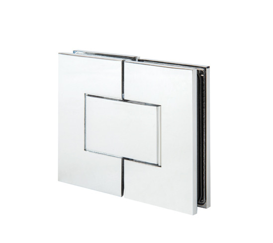 Shower Door Hinge Bilbao Premium glass/glass 180°
