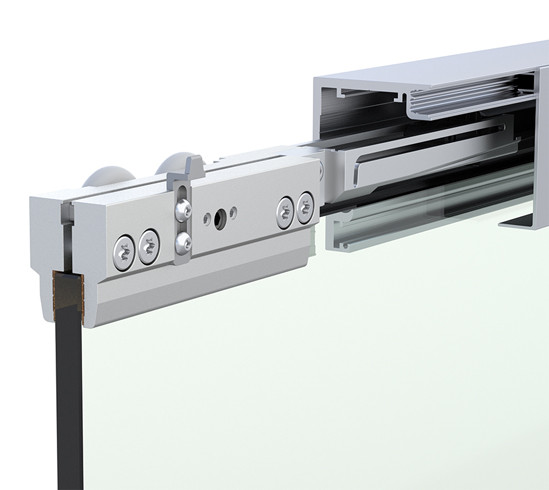 Bohle MasterTrack® FT 80 Juego Montaje a techo incluye mecanismo de amortiguación, puerta individual