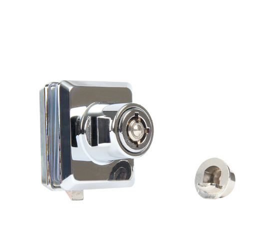 Glass Door Lock 36 x 40 Bolt and latch function incl. Closing bush