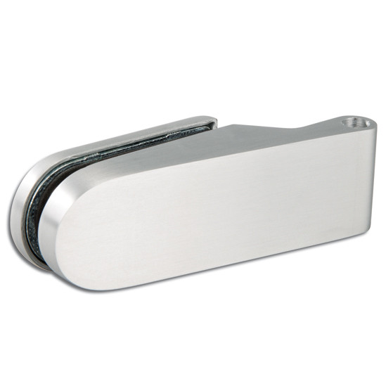 Glass Door Hinge Studio Private Line, curved 2-part with sleeve