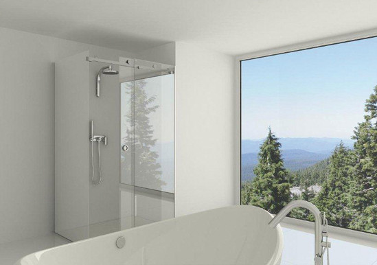 Premium Slide SH Set Corner shower application single door